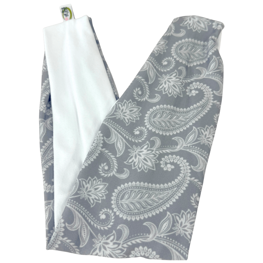 Smoke Paisley Twist Headband - The Sassy Olive
