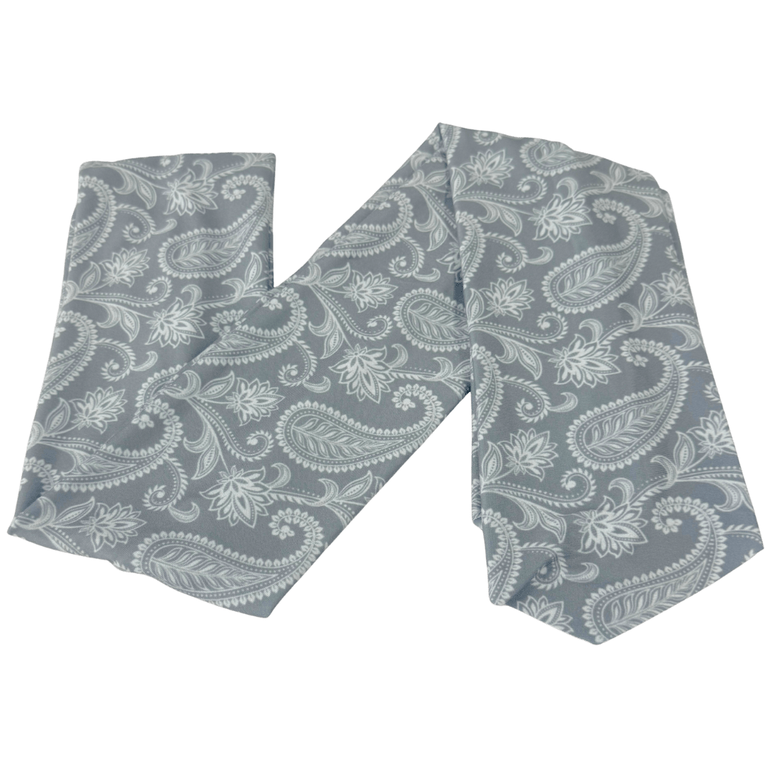 Smoke Paisley Wrap Headband - The Sassy Olive