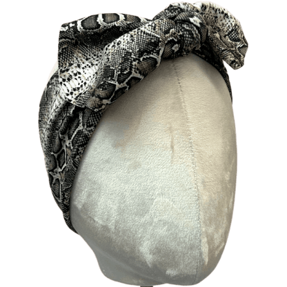 Snakeskin Top Knot Headband - The Sassy Olive
