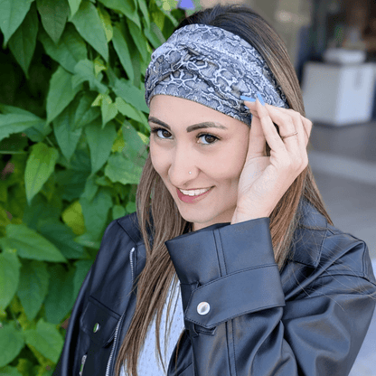 Snakeskin Wrap Headband - The Sassy Olive