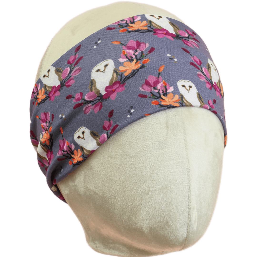 Snowy Owls Stretch Headband - The Sassy Olive
