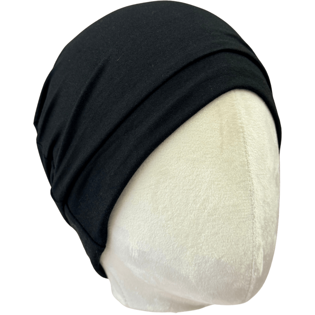 Solid Black Benzie Cap - The Sassy Olive