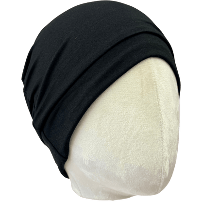 Solid Black Benzie Cap - The Sassy Olive