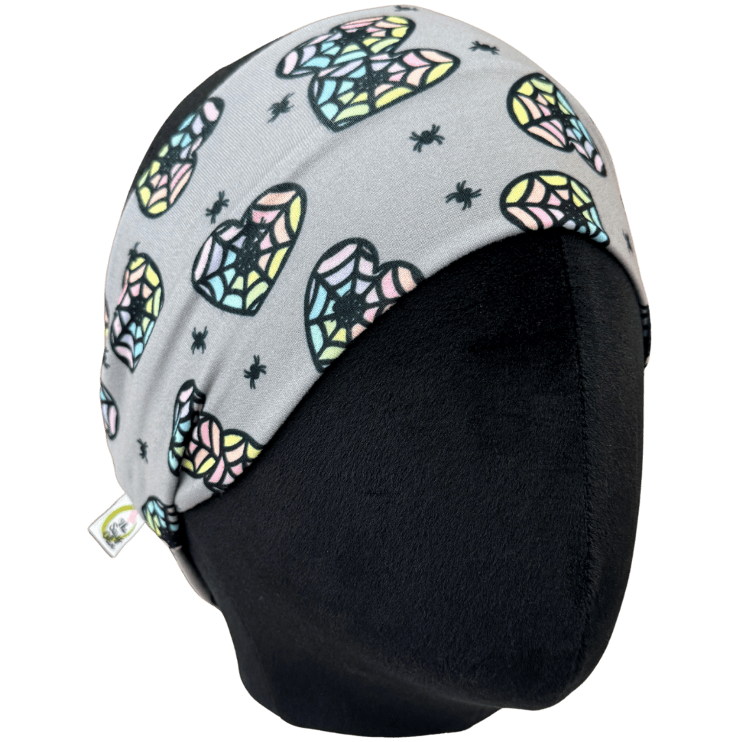 Spider Hearts Stretch Headband - The Sassy Olive