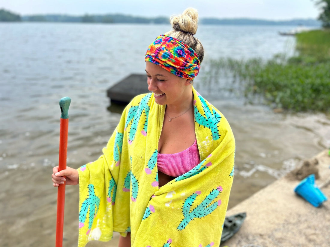 Spilled Vibe Wrap Headband - The Sassy Olive