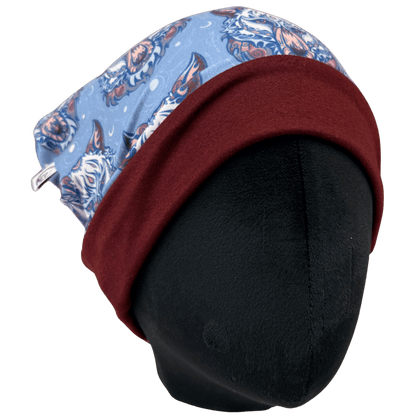 Spirit Wolf Slouchy Beanie - The Sassy Olive