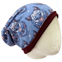 Spirit Wolf Slouchy Beanie - The Sassy Olive