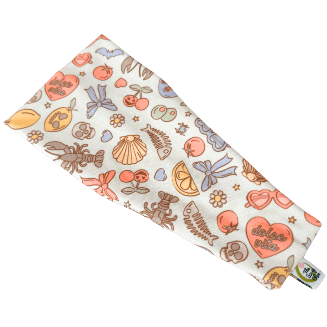 Spooky Italian Summer Stretch Headband - The Sassy Olive
