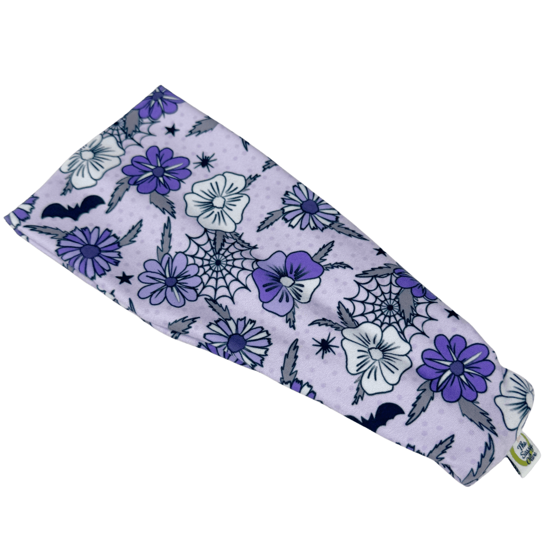 Spooky Lilac Floral Stretch Headband - The Sassy Olive