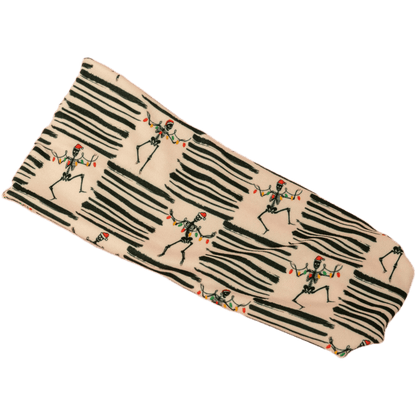 Spooky Merry Skeleton Stretch Headband - The Sassy Olive