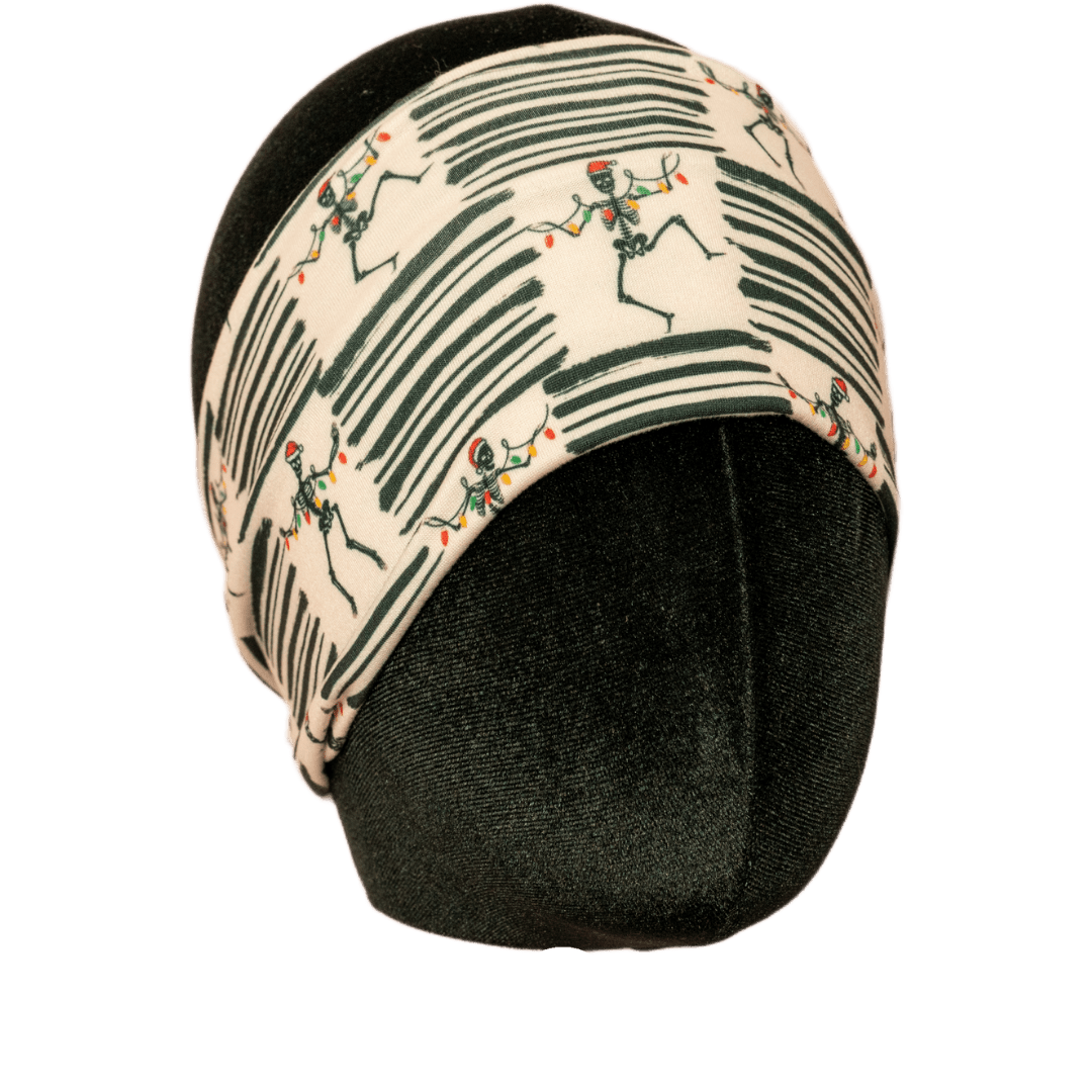 Spooky Merry Skeleton Stretch Headband - The Sassy Olive