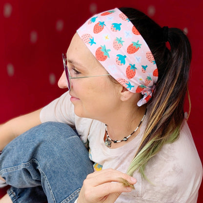 Strawberry Garden Stretch Headband - The Sassy Olive