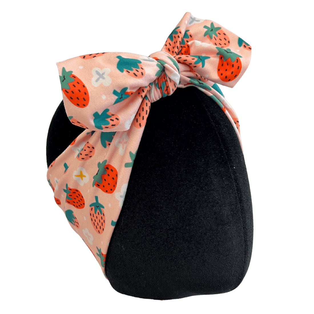 Strawberry Garden Topknot Headband - The Sassy Olive