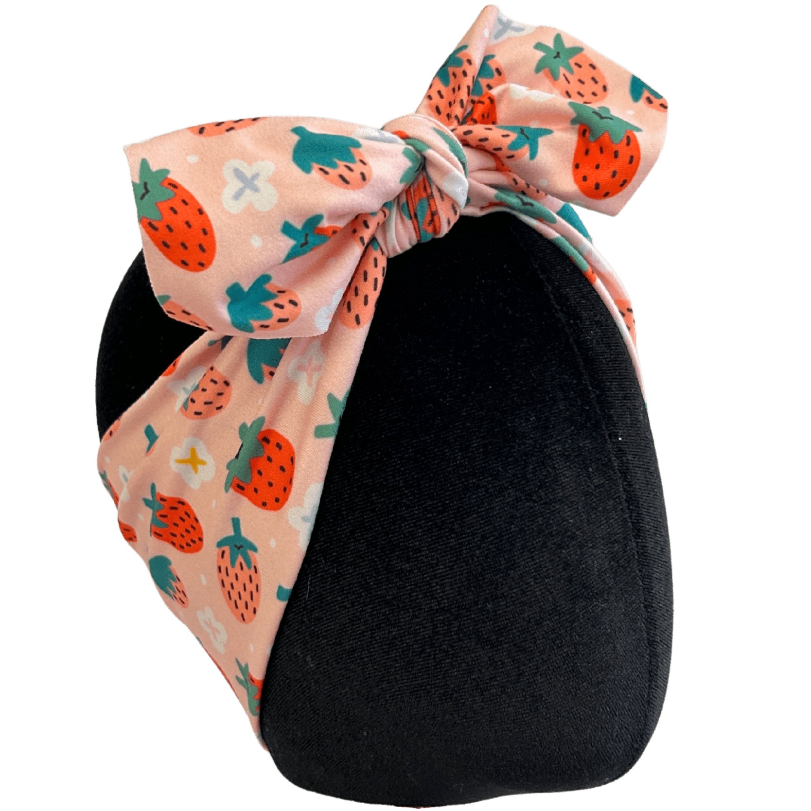 Strawberry Garden Topknot Headband - The Sassy Olive