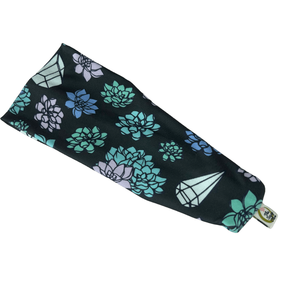 Succulent Crystals Stretch Headband - The Sassy Olive