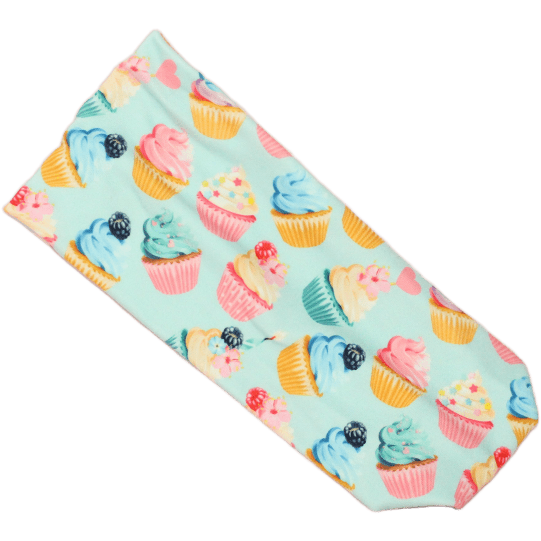 Sugar Babes Cupcakes Stretch Headband - The Sassy Olive