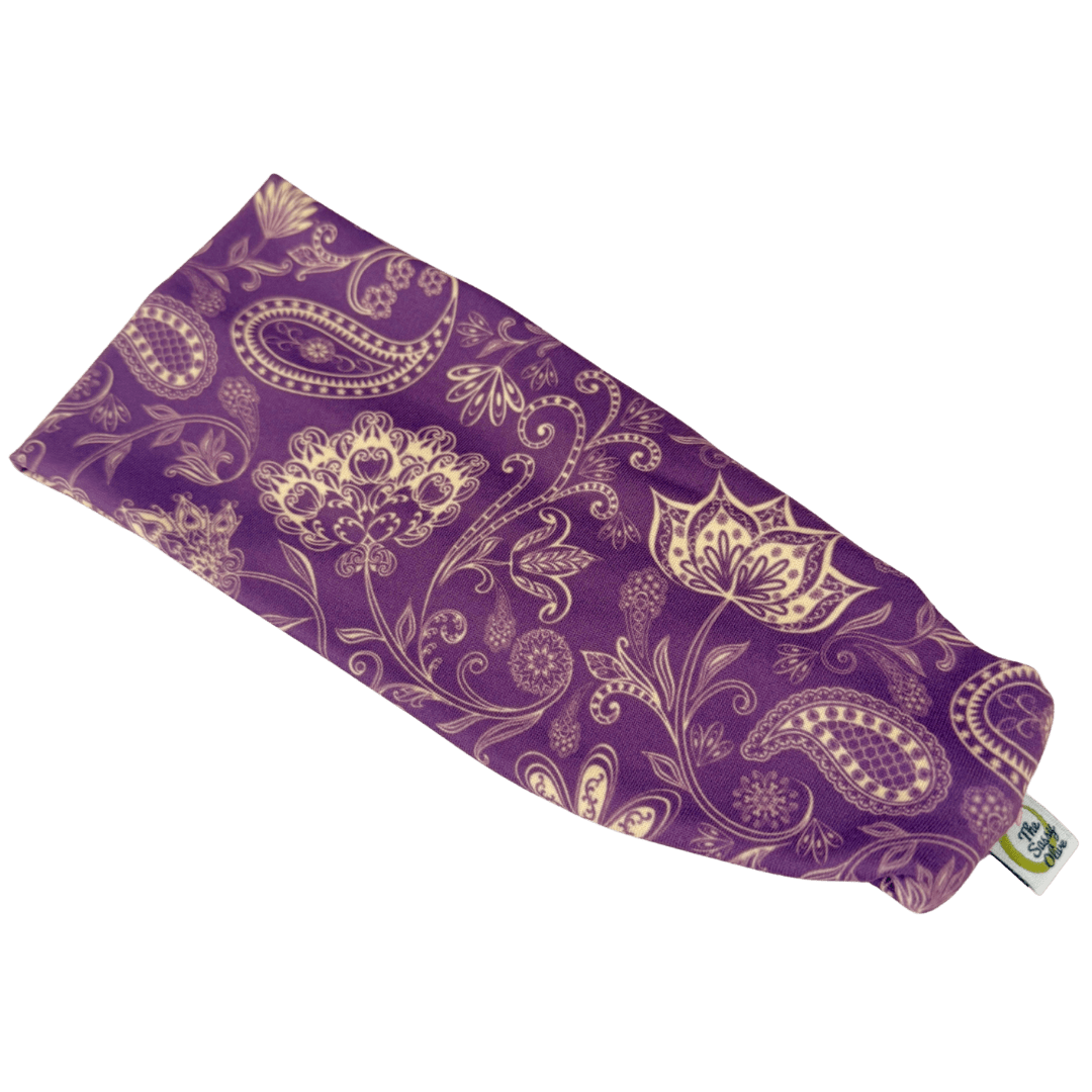 Sugar Plum Paisley Stretch Headband - The Sassy Olive