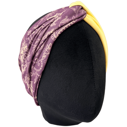 Sugar Plum Paisley Twist Headband - The Sassy Olive