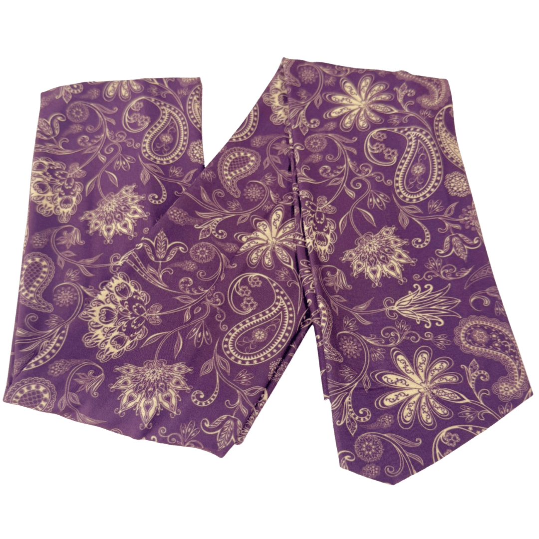 Sugar Plum Paisley Wrap Headband - The Sassy Olive