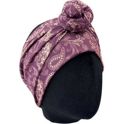 Sugar Plum Paisley Wrap Headband - The Sassy Olive