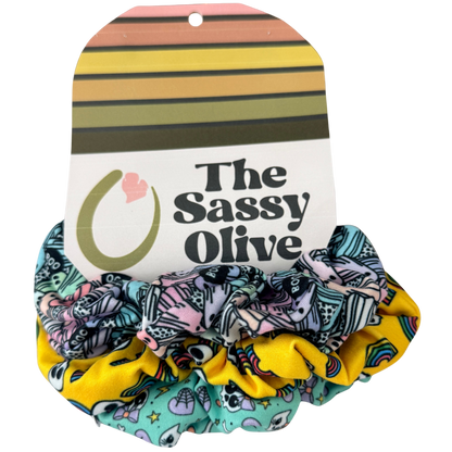 Summerween Scrunchie Three Pack - The Sassy Olive