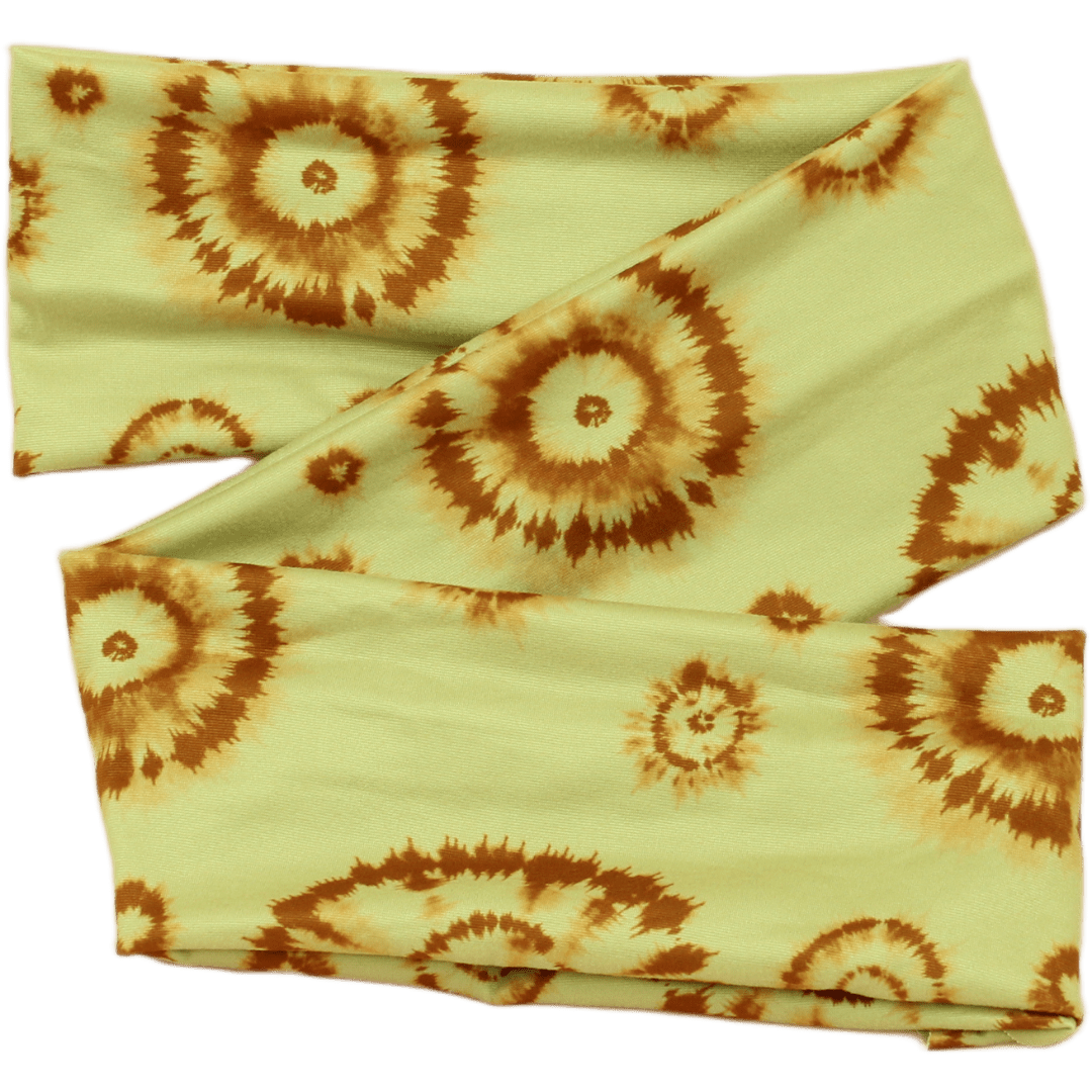 Sun Bleached Splatter Tie Dye Wrap Headband - The Sassy Olive