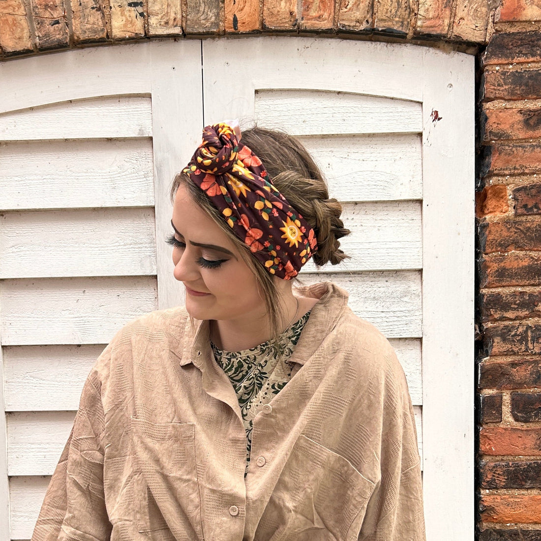 Sunlit Meadow Wrap Headband - The Sassy Olive