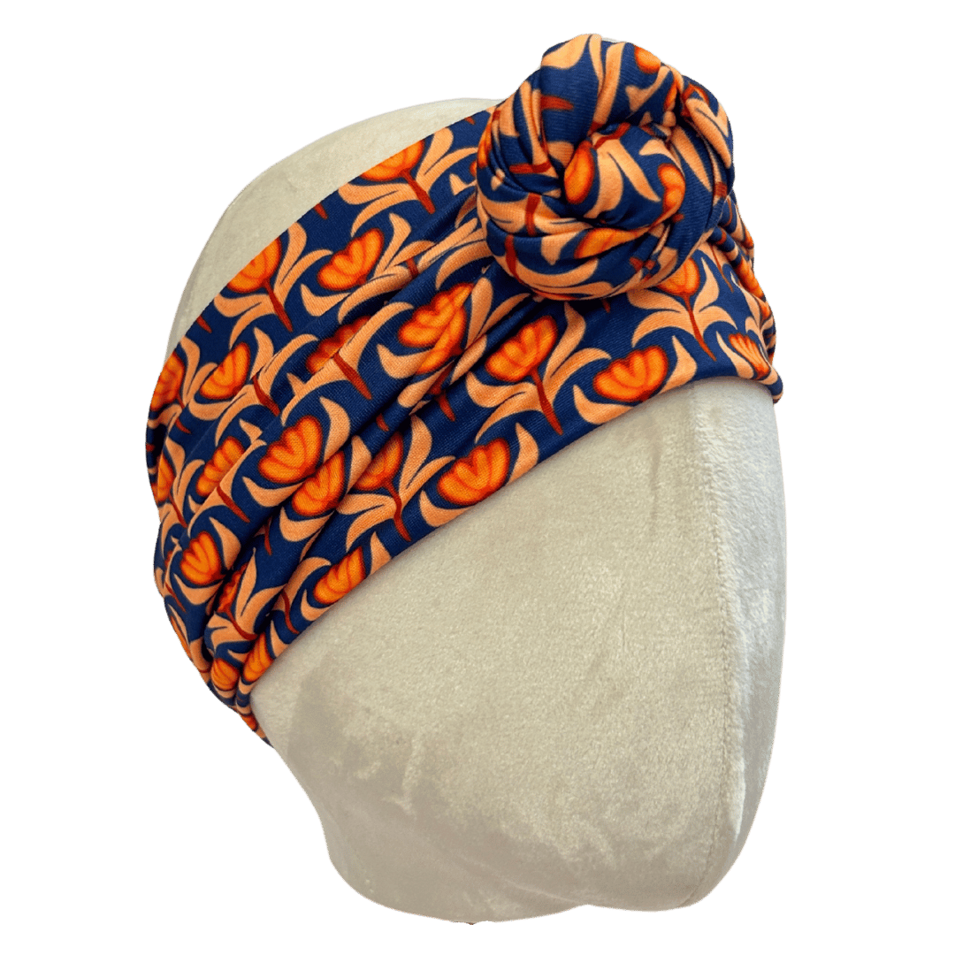 Sunset Florals Wrap Headband - The Sassy Olive