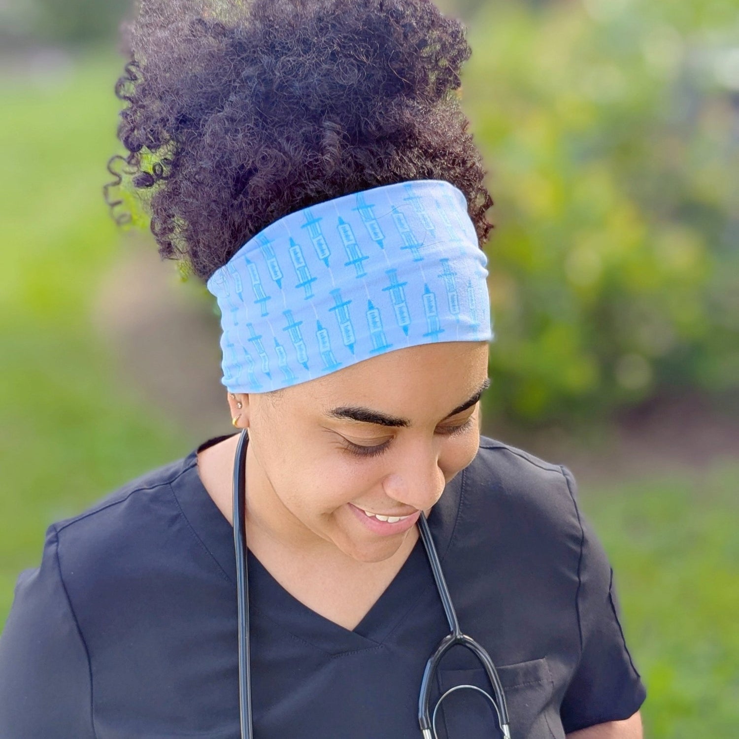 Syringe Shots Stretch Headband - The Sassy Olive