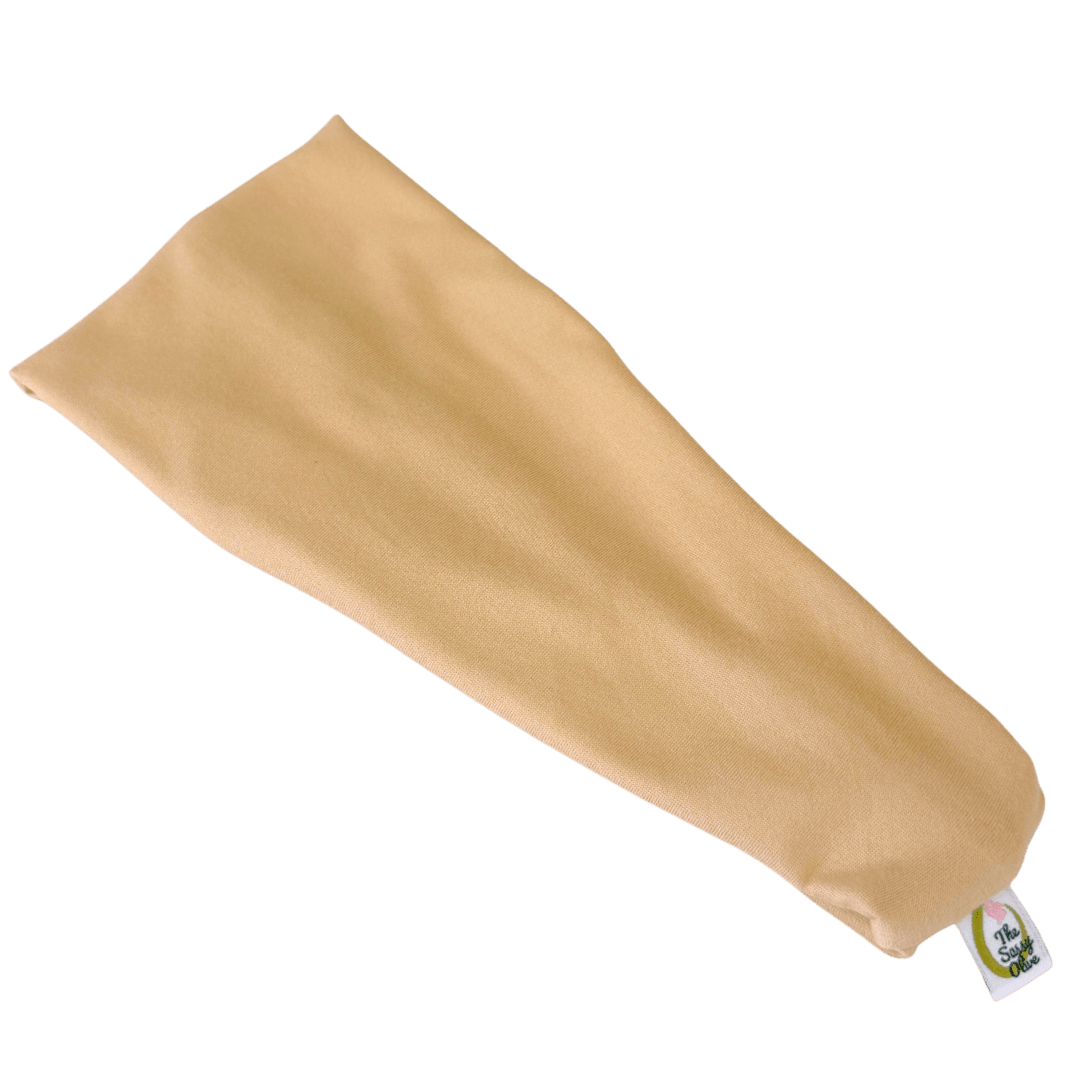Tan Solid Stretch Headband - The Sassy Olive