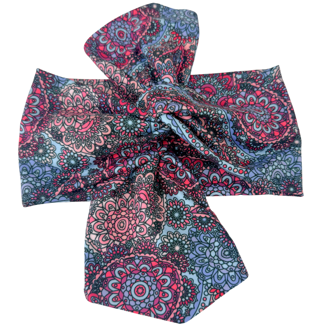 Tangier Paisley Top Knot Headband - The Sassy Olive