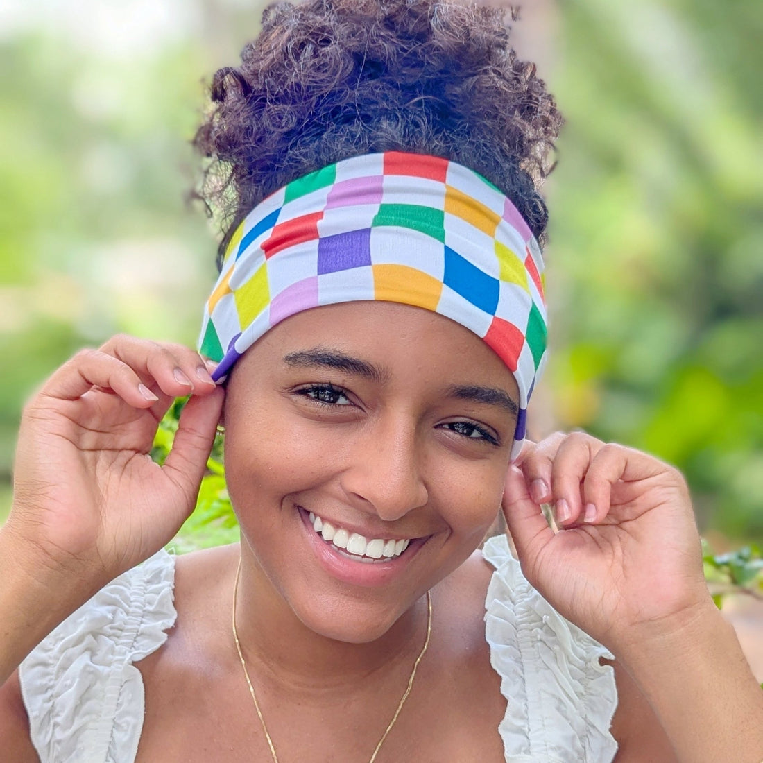 Techno Twirl Stretch Headband - The Sassy Olive