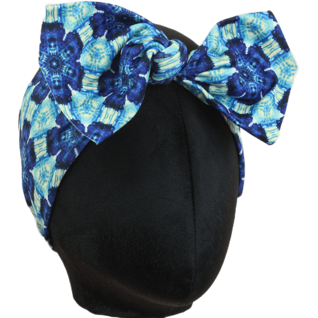 Tiled Tie Dye Top Knot Headband - The Sassy Olive