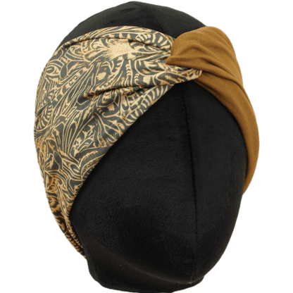 Tooled Leather Twist Headband - The Sassy Olive