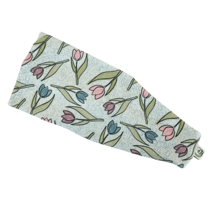 Tossed Tulips Stretch Headband - The Sassy Olive