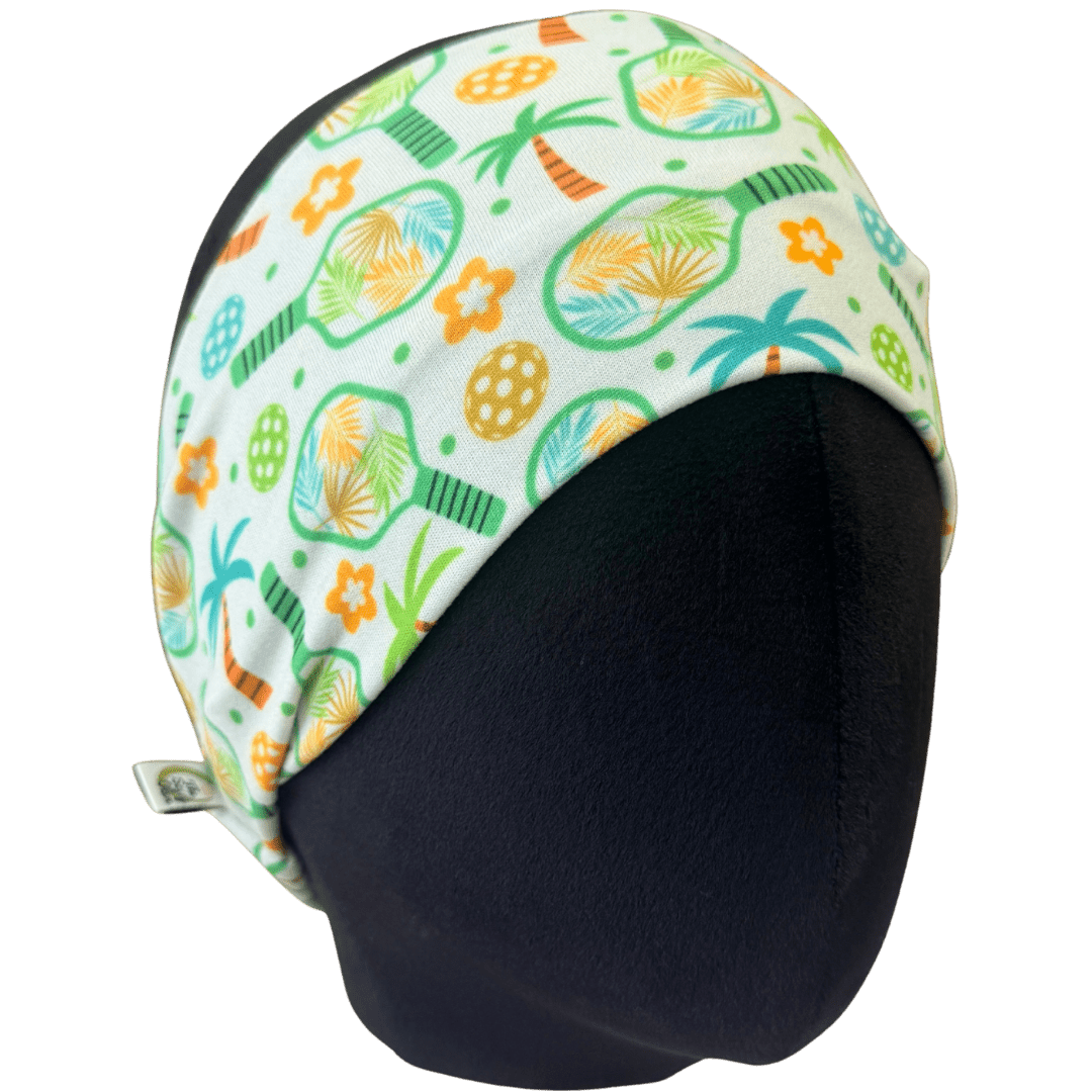Tropical Pickle Ball Stretch Headband - The Sassy Olive