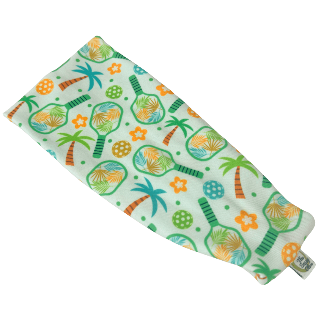 Tropical Pickle Ball Stretch Headband - The Sassy Olive
