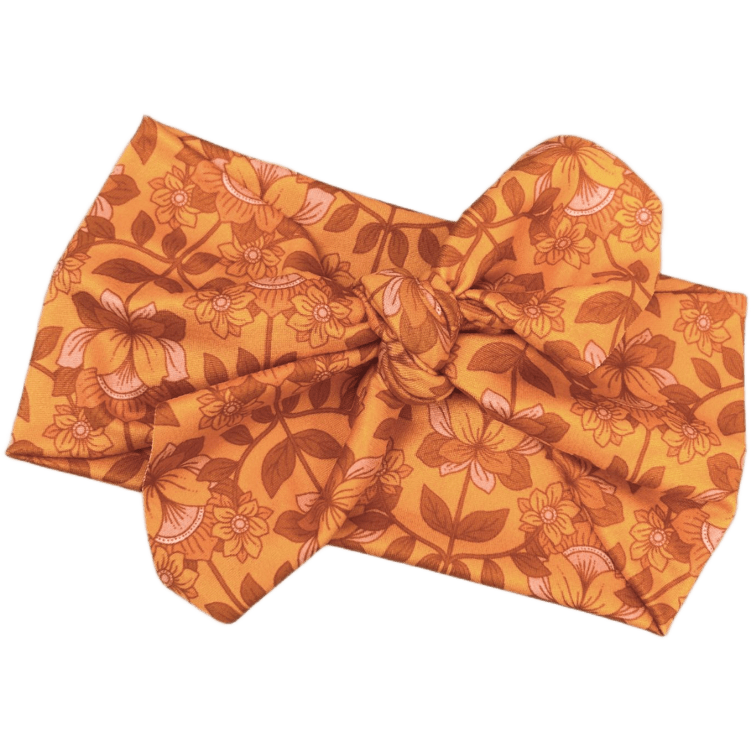 Tumbleweed Floral Top Knot Headband - The Sassy Olive