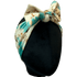 Turquoise Cow Hide Top Knot Headband - The Sassy Olive