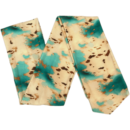 Turquoise Cow Hide Wrap Headband - The Sassy Olive