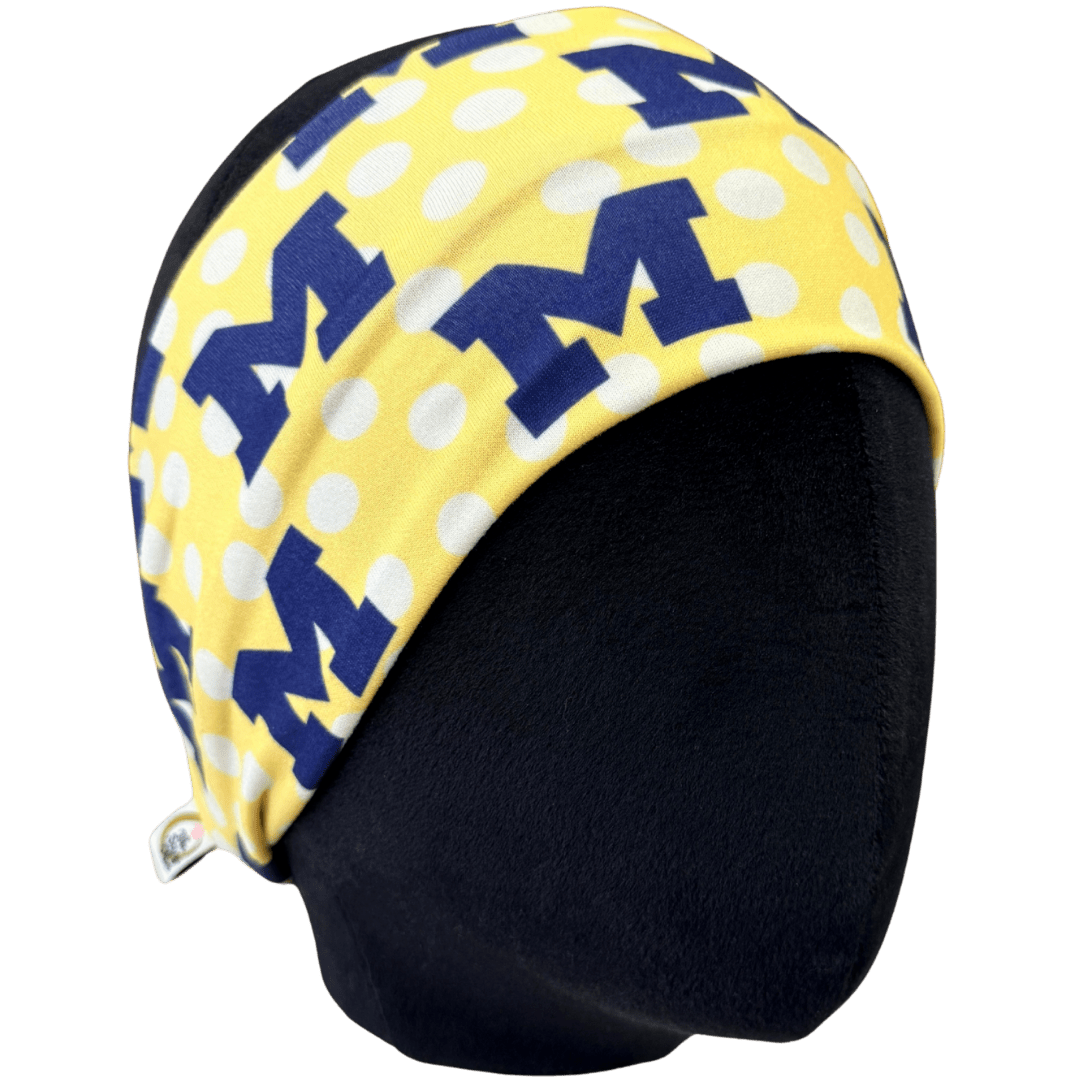 U of M Polka Dots Stretch Headband - The Sassy Olive