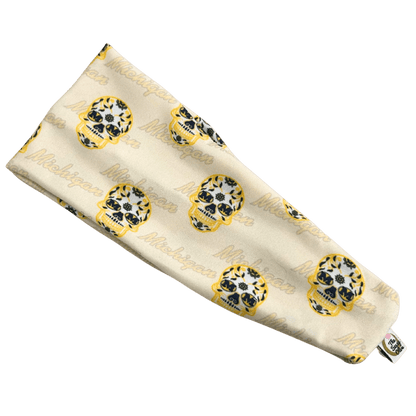 U of M Sugar Skull Stretch Headband - The Sassy Olive