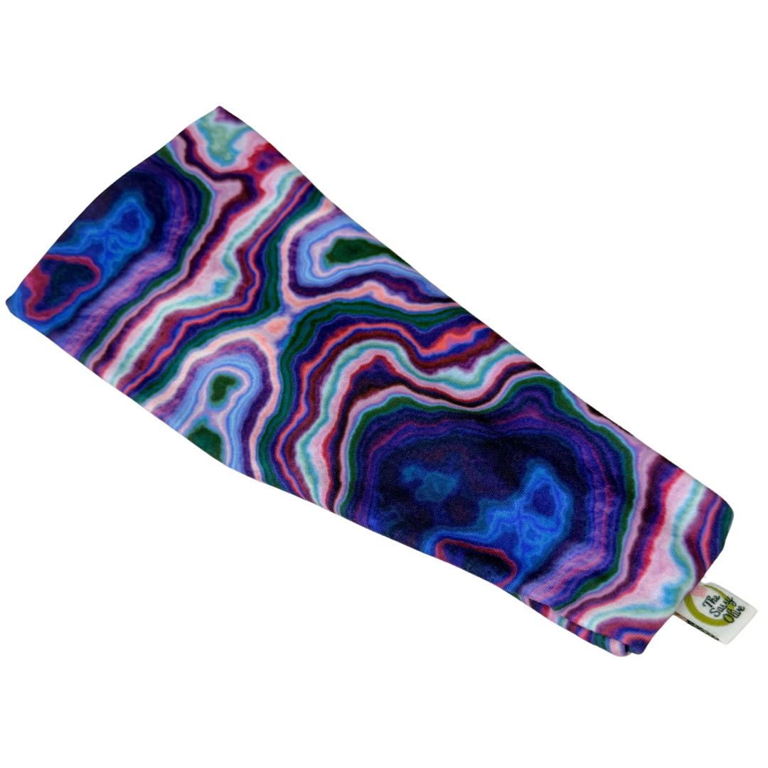 Violet Veins Stretch Headband - The Sassy Olive