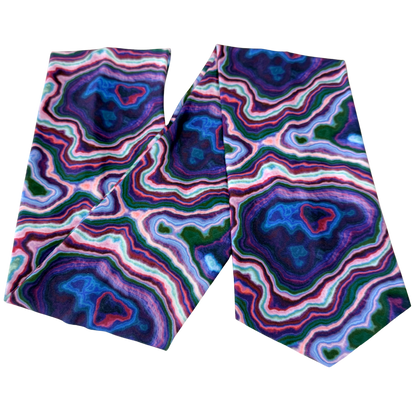 Violet Veins Wrap Headband - The Sassy Olive