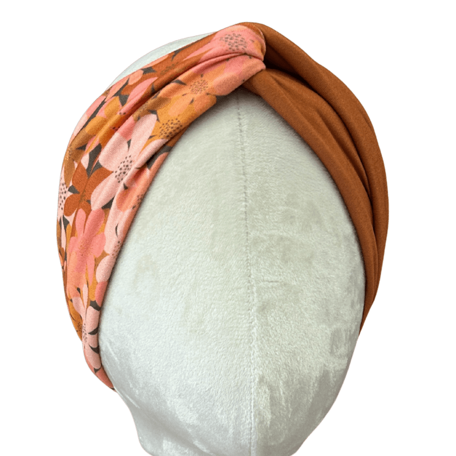 Warm Floral Twist Headband - The Sassy Olive