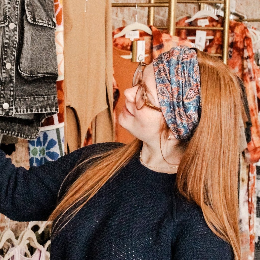 Wasiliewski Paisley Wrap Headband - The Sassy Olive