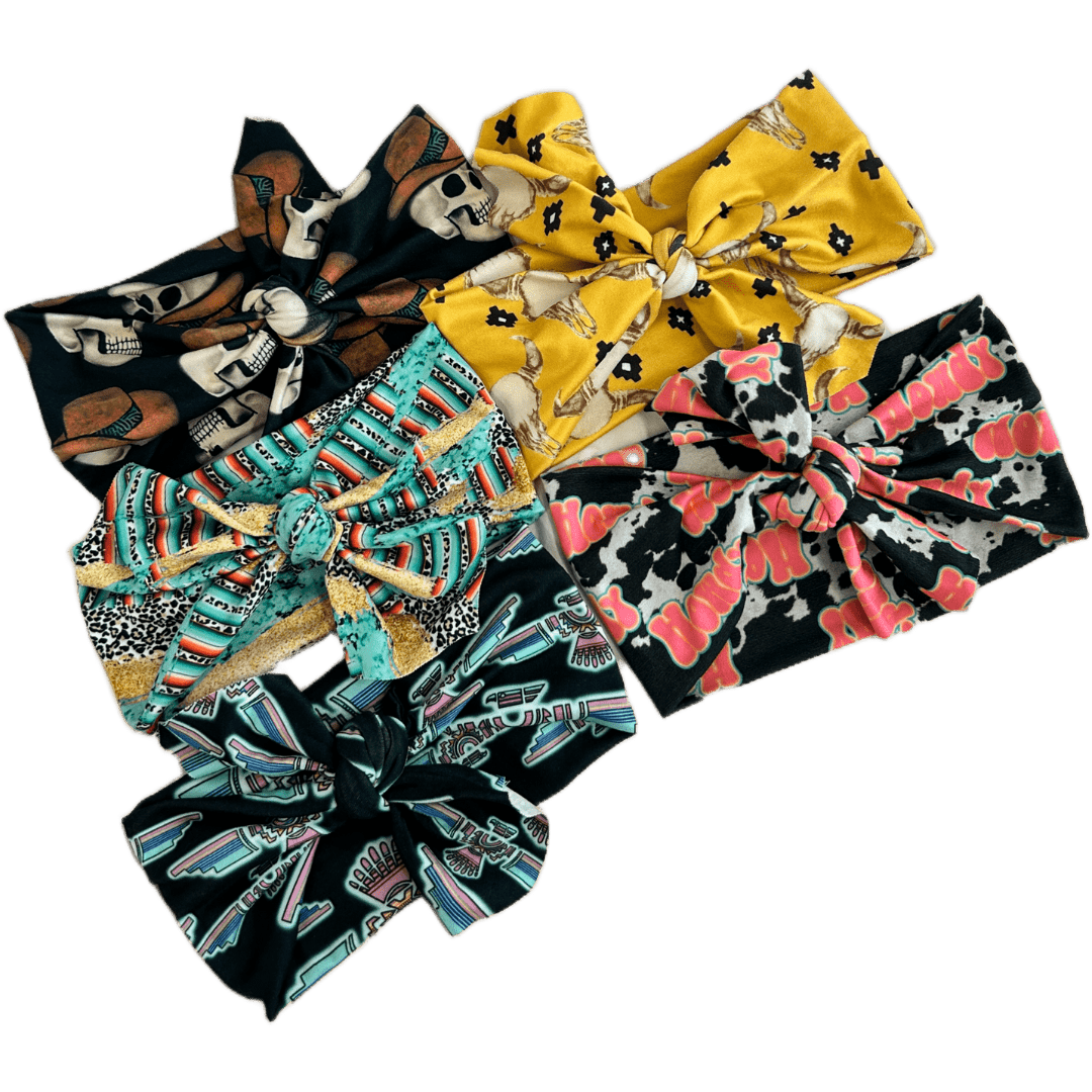 Wild West 5 Top Knot Grab Bag - The Sassy Olive