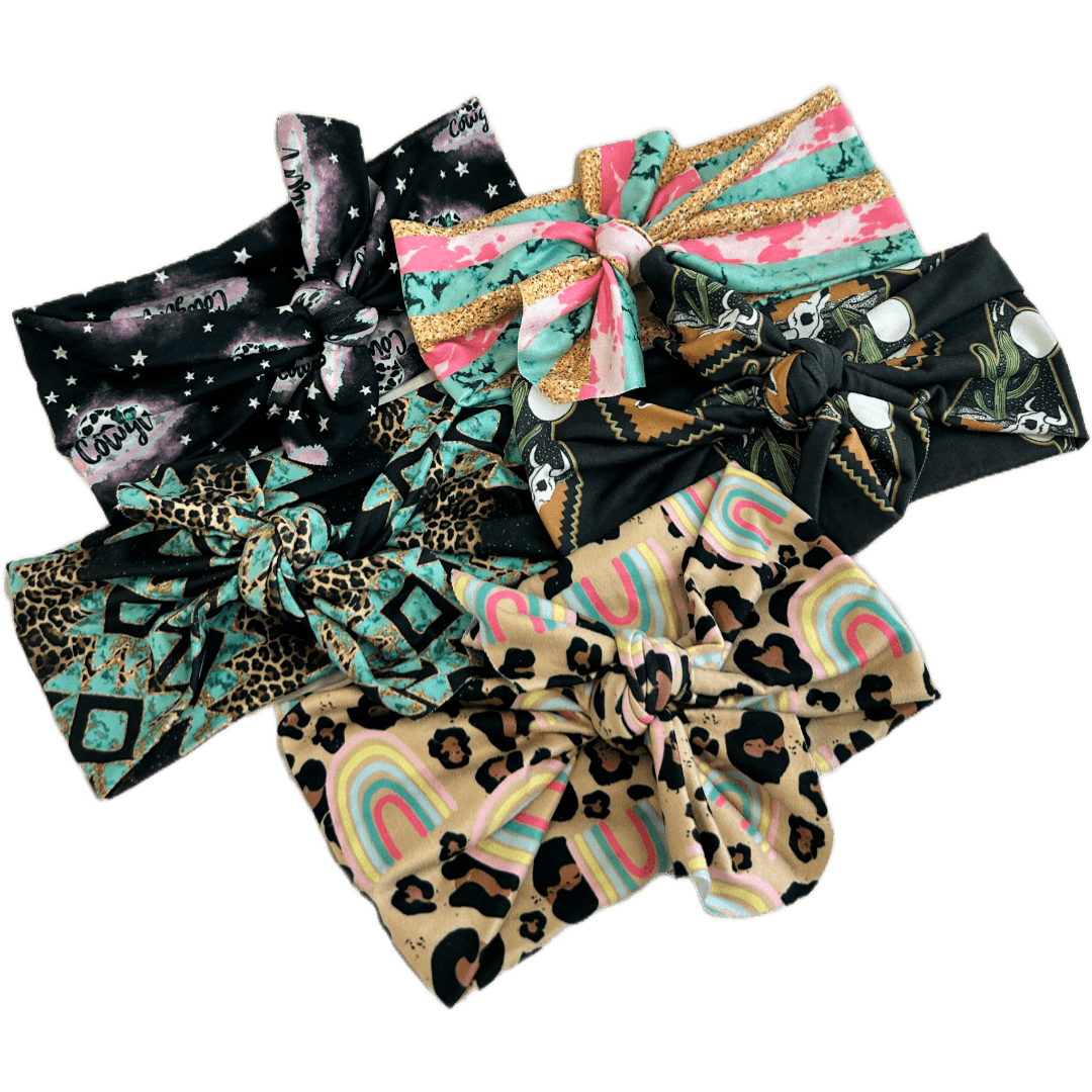 Wild West 5 Top Knot Grab Bag - The Sassy Olive