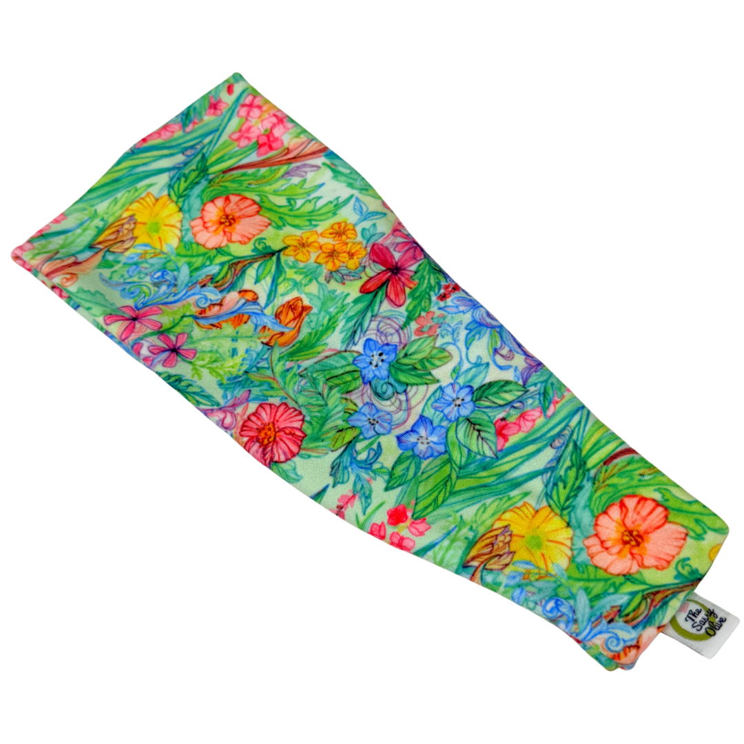 Wildflowers Garden Stretch Headband - The Sassy Olive