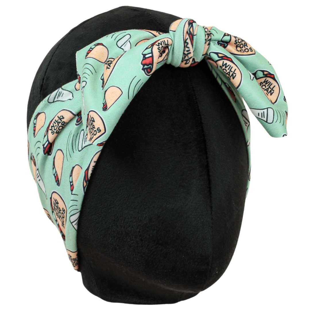 Will Scan for Tacos Top Knot Headband - The Sassy Olive